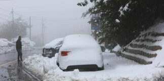 Another winter 'polar' storm hits Jordan, Syria and Turkey