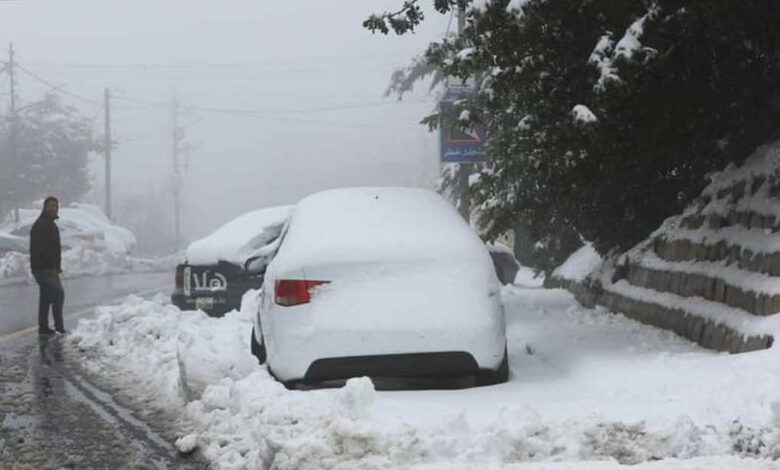 Another winter 'polar' storm hits Jordan, Syria and Turkey