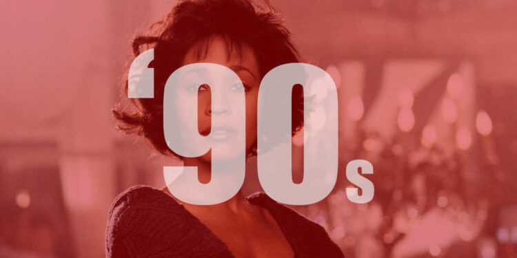 Playlist of unforgettable music hits from the 1990s