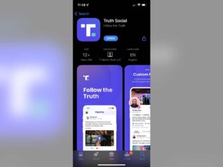 Trump Truth Social App on iOS Store
