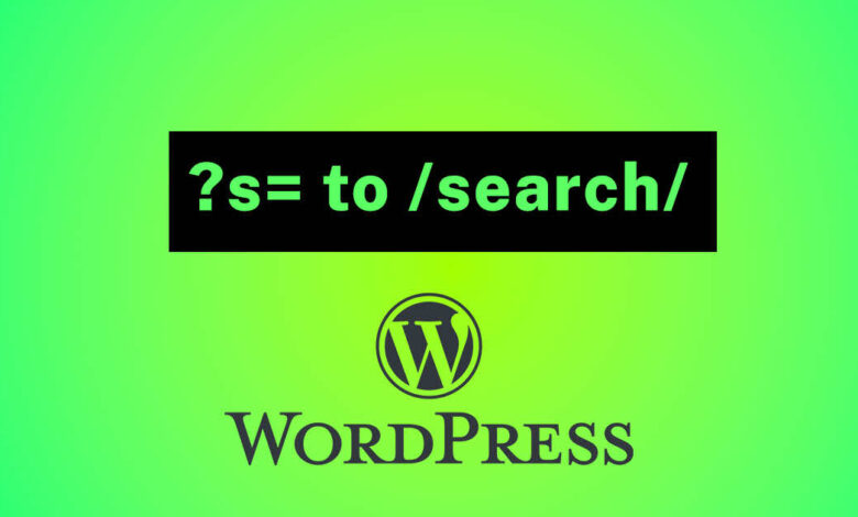 How to change WordPress default search slug [easy method]